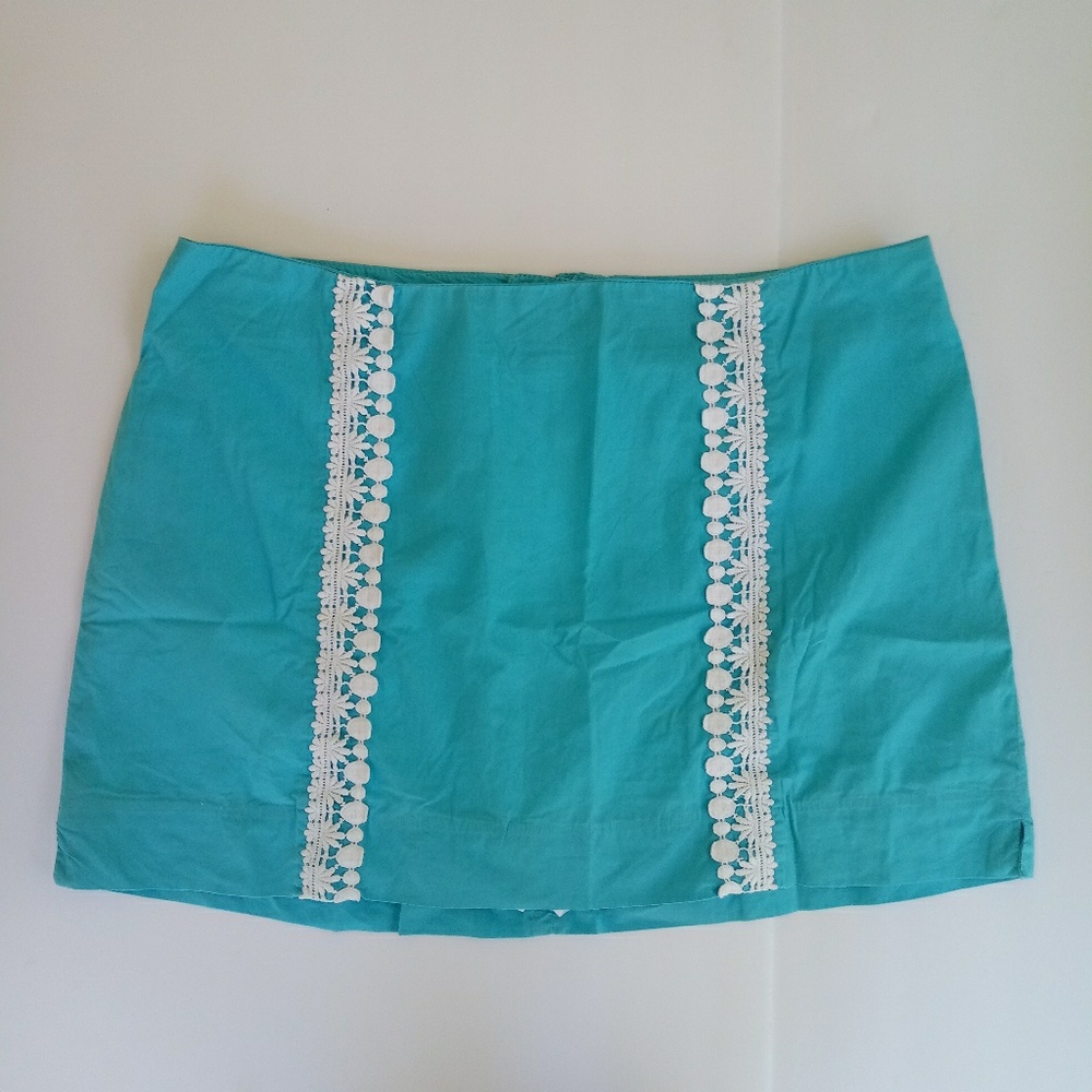 Lilly Pulitzer Blue Skort Size 12